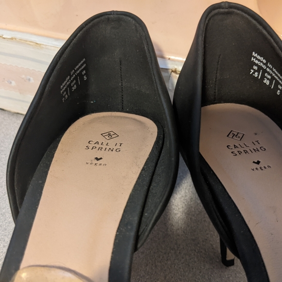 Call it spring Black heels, size 7.5 - Picture 7 of 10